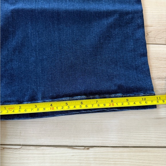 PAIGE Women’s Genesee Crop Dark Blue jeans - Picture 10 of 12